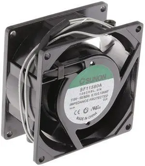 SUNON SF11580A-1083HBL.GN SF Series 2400/2850 RPM 80 x 80 x 38 mm 24/31 CFM 115 VAC Ball Bearing Fan - 1 item(s)
