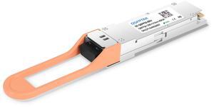 QSFPTEK 100GBASE-ER4 OpticTransceiver, QSFP28 Optical Module, 100g Network Mini gbic Compatible with Cisco QSFP-100G-ER4L-S, LC SMF 1310nm 40km with FEC