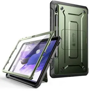 SUPCASE Unicorn Beetle Pro Series Rugged Full Body Case for Samsung Galaxy Tab S7 FE 12.4 inch (2021) with Built-in Screen Protector & Pen Holder S (Guldan)