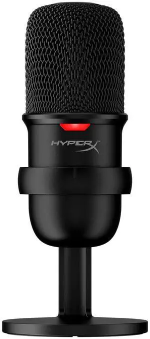 HyperX SoloCast - USB Condenser Gaming Microphone, for PC, PS4, PS5 and Mac, Tap-to-Mute Sensor, Cardioid Polar Pattern, great for Streaming, Podcasts, Twitch, YouTube, Discord,Black