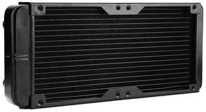 18 Pipe Aluminum PC Water Cooling Radiator 240mm for CPU LED Heatsink (Supports 2 x 120mm Fans)
