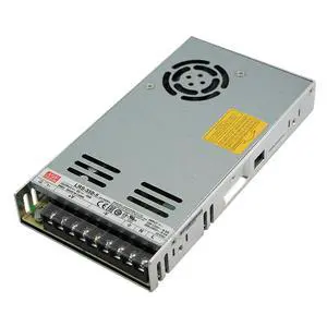 Mean Well LRS-350-5 5V 73A 350W Single Output Switching Power Supply, 115/230VAC Input, Industrial-Grade, 30mm Low Profile, for Industrial Automation, Machinery, Telecommunications