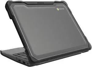 Gumdrop SlimTech Laptop Case Fits Lenovo 100e | 100w Gen 4 (Clamshell) Rugged Drop Tested Shockproof Lightweight Reliable Device Protection for Kids K-12 Students School Office or Business Use - Black