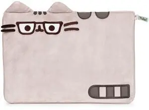 GUND Pusheen Plush Laptop Computer Soft Case, Gray and Brown, 10.5"H x 15"W