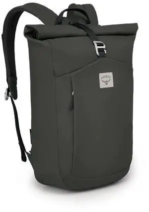 Osprey Arcane Roll Top Commuter Backpack, Stonewash Black