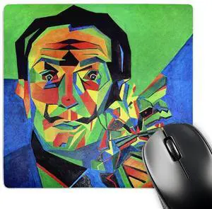 3dRose LLC 8 x 8 x 0.25 Inches Salvador Dali Abstract Mouse Pad (mp_18275_1)