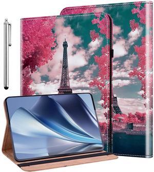 ALILANG Case for 7" Kindle Paperwhite 12th Gen 2024 Released & Kindle Colorsoft Signature Edition with Stylus, Shockproof Folding Stand Cover for Kindle Paperwhite 2024 Case-Iron Tower