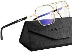 ANYLUV Blue Light Glasses Men/Women, Blue Light Blocking Glasses, Computer Screen Blocker Eyes Protection Glasses