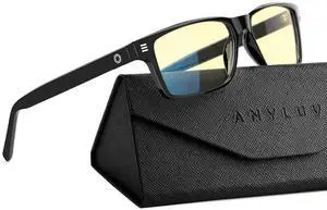 ANYLUV Blue Light Glasses for Men & Women, Lightweight Stylish Blue Light Blocking Glasses, Eye Strain Relief Eye Protection