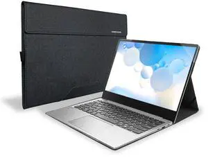 Honeymoon Case Cover for HP Spectre x360 13-AWxxx 13" / HP Spectre x360 13t Touch (Released in 2019) 13.3" 2 in 1 Series Laptop,PU Leather Folio Protective Hard Shell Case,S025-13-Black