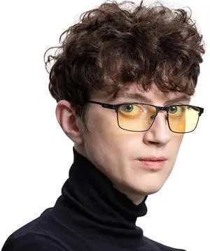 ANYLUV Blue Light Glasses for Men/Women, Lightweight Blue Light Blocking Glasses, Anti-Eye Strain Computer Glasses for Gaming