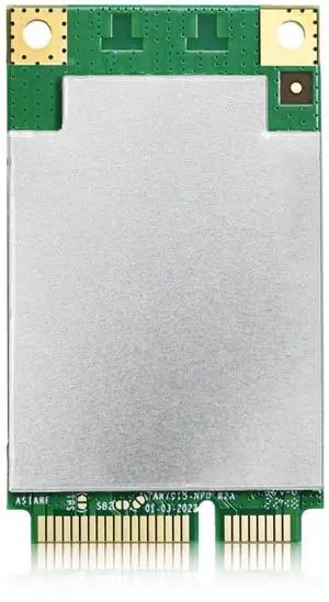 Wi-Fi 6 11ax 2T2R 1800Mbps Mini PCIe Module - Dual Bands Dual Concurrents DBDC IEEE802.11ax / ac/a/b/g/n 2.4 GHz / 5 GHz Wi-Fi 6 11ax 2T2R 1800Mbps Mini PCIe Module - Dual Bands Dual Concurrents DBDC IEEE802.11ax / ac/a/b/g/n 2.4 GHz / 5 GHz