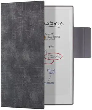 BOZHUORUI Magnetic Case for 11.8" Remarkable Paper Pro 2024 Tablet - Ultra-Thin Lightweight PU Leather Book Folio Cover with Auto Sleep/Wake (Denim Gray)