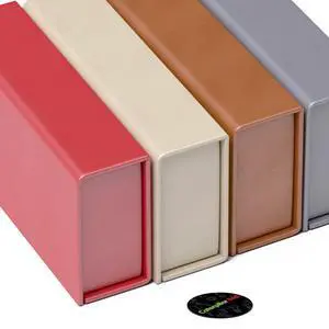 4X Magnetic USB Presentation Gift Boxes, Cream/Red/Grey/Orange Colours, Flash Drives, Removable Drives, 4, Wedding USB Box