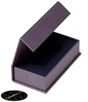 Caterpillar Red 4X Magnetic USB Presentation Gift Boxes, Dark Purple, Flash Drives, Removable Drives, Wedding, Photography