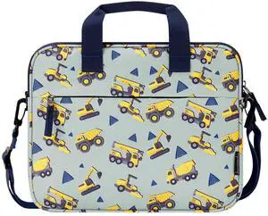 Choco Mocha 12.5 Inch Kids Tablet Sleeve Bag for Boys, Truck Gray, Polyester