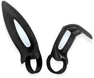 Bunny Ears for Headphones - Adorable Bunny Headphones Attachment in Various Colors with Hidden Self Fastener - Bunny Ears for Gamers and Streamers (Set of 2) (Sparkle Black/White, Straight/Bent)