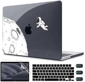 CISSOOK Compatible with MacBook Pro 16 inch Case 2025 2024 2023 2022 2021 Release A3403 A3186 A2991 A2780 A2485, Hard Shell Case Keyboard Cover for MacBook Pro 16 inch M1 M2 M3 M4, Astronaut
