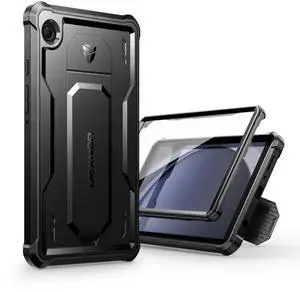 Dexnor Case for Samsung Galaxy Tab A9 8.7 Inch 2023, [Built in Screen Protector & Kickstand] Heavy Duty Shockproof Full Body Protective Cover for Galaxy Tab A9 Case-Black