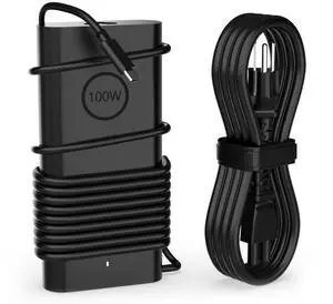 GVKRLXZ 100W USB C PD3.0 Fast AI Laptop Charger Compatible with Dell Pro 14 13 16 Plus 2-in-1 / Dell Pro Rugged 14 13 Premium PA14250 PB16250 PA13250 Business Notebook AI PC Computer Power Adapter