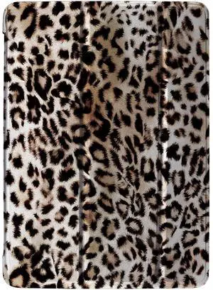 DuraSafe Cases for iPad 7.9 Inch Mini 4th [ Mini 2015 4 Gen ] A1538 A1550 MK6K2LL/A MK6J2LL/A MK6L2LL/A MK9J2LL/A MK9H2LL/A MK9G2LL/A Ultra Slim Smart Auto Sleep/Wake Printed PC Cover - Leopard