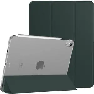 DuraSafe Cases for Air 6th 2024 5th 2022 Air 4th 2020 Air 11th Gen [ iPad Air 4 / Air 5 / Air 6 Air 11] MM9D3LL/A MM9P3LL/A Slim Lightweight Protective PC Dual Angle Stand Cover - Dark Green