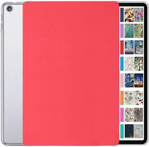 DuraSafe Cases for iPad 5th 2017 6th 2018 Gen 9.7 Inch [iPad 5 6 Gen ] A1893 A1954 A1822 A1823 MRJN2LL/A MR7G2LL/A MR7F2LL/A MP2F2LL/A Slim Hard Shell Protective Stand Cover - Red