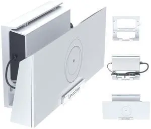 Starlink Gen 3 Router Mount, 2 in 1 Starlink V3 Router Wall Mount/Desk Mount with Starlink Power Supply Mounting Kit Accessories Space Saving Starlink Gen3 Standard Router Bracket Holder