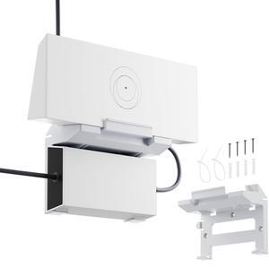 EAZUSE Starlink Cable Routing Kit for Gen 2 Gen 3 Starlink Cable Grommets Wall Pass Through Tool Kit + Starlink Gen 3 Router Mount, 2 in 1 Wall Mount for Starlink Standard Router and Power Supply