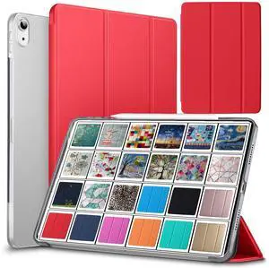 DuraSafe Cases for iPad 10.9 inch 10th Generation 2022 PC Case A2696 A2757 A2777 MPQ13LL/A MPQ33LL/A MPQ03LL/A MPQ23LL/A MPQ93LL/A MPQC3LL/A MPQ83LL/A MPQA3LL/A MQ6K3LL/A MQ6L3LL/A - Red