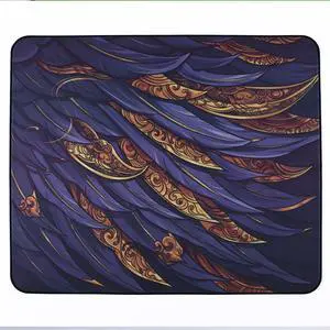 Mouse Pads EspTiger WuXiang X V2 (480 x 400 x 4mm) Standard Size Anti-Slip SlimFlex Base Rainbow Pearl Coated Premium Fabric Surface with Stitches Large Gaming Mousepad - Multi-Color Design