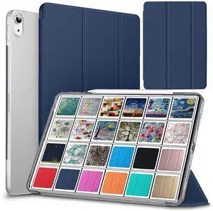 DuraSafe Cases for iPad 10.9 inch 10th Generation 2022 PC Case A2696 A2757 A2777 MPQ13LL/A MPQ33LL/A MPQ03LL/A MPQ23LL/A MPQ93LL/A MPQC3LL/A MPQ83LL/A MPQA3LL/A MQ6K3LL/A MQ6L3LL/A - Navy Blue