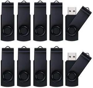 10pcs 64GB USB Flash Drives,USB2.0 Thumb Drive,USB Sticks,USB Photo Stick