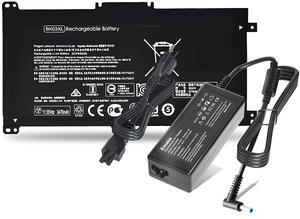 BK03XL Battery and 65W Charger for HP Pavilion X360 14-BA000 14M-BA000:14m-ba011dx 14m-ba013dx 14m-ba015dx 14m-ba114dx 14-ba253cl 14-ba125cl 14-ba175nr 14-ba051cl 916366-421 916811-855 HSTNN-LB7S