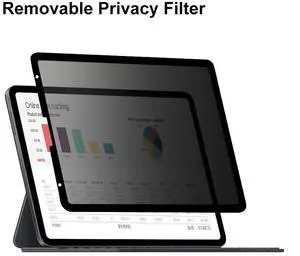 FILMEXT Removable Ipad Pro Privacy Screen Protector for Ipad Pro 11 inch (2022/2021/2020/2018), Ipad Air 5/Air 4 10.9 inch, Anti-Spy Anti-Glare Filter, Bubble Free & Easy On/Of,[Landscape Privacy]