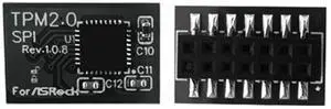 Professional TPM2.0 Security Module SPI 14 Pin As Rock 14-1Pin Motherboards Card for As Rock TPM2-SLI-S-SPI Platform Replacement Part