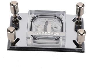 Water Cooling Block, Anti-oxidization Technology Computer CPU Water Cooling Block Waterblock Copper Base with Micro Channel for AM2 / AM2+ / AM3 / AM3+ / AM4 / FM2+ CPU