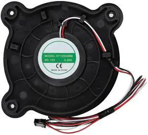 XY12032BM Refrigerator Fan Compatible with Galanz Upright Fridge/Freezer, Fridge Silent Cooling Freezing Fan, Refrigeration Cooling, 120x120x32mm DC12V 0.26A