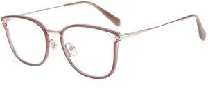 GUDVUE Blue Light Glasses, Computer/Gaming/TV/Phones Glasses for women, Anti Glare/UV400/Eye Strain, Cat Eye Rose Gold