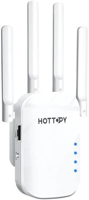 2024 WiFi Extenders Signal Booster for Home - 8200 sq ft Easy Setup WiFi Booster Wireless Router with Plug and Play Design White New