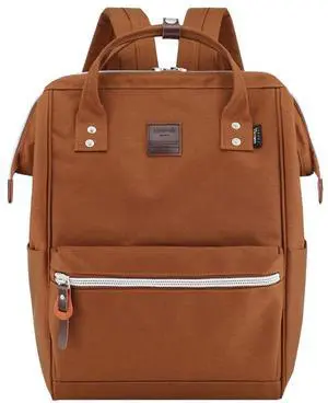 himawari Large Travel Backpack with Laptop Compartment 17 Inch Roomy Work Doctor Bag for Women&Men(1882-Mocha)-Not include USB Port