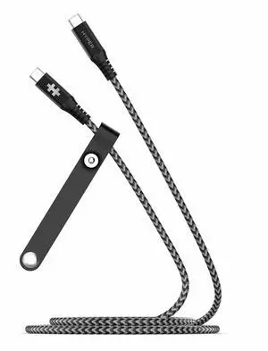 HyperDrive USB C to USB C Cable (6ft/2M) - 100W Power Delivery, 10Gbps Data Transfer, Video Output, Emark Smart Chip