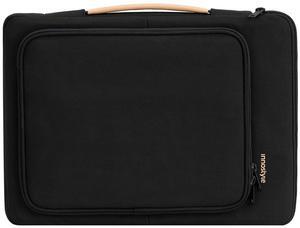 Laptop Sleeve Case with Handle 14 16 Inch Computer Cover Bag Compatible with MacBook Pro 16 (Black, 14 inch)