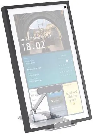 ITSHOM Tilt Stand for Show 15 (1st, 2nd Gen), Ipads/Tablets, Made of Heavy-Duty Aluminum, Device Sit On It Without Mounting (Silver)