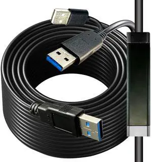 YOTETION USB 3.0 A to USB A Cable 75FT Male Cable, USB Cord Compatible with Hard Drive Enclosures, DVD Player, Hard Drive Enclosures, DVD Player, TV, Flash Drive, Hub, Monitor, Speaker and More