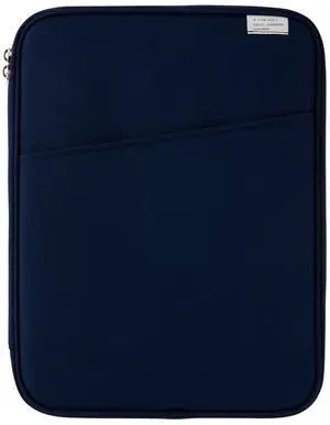 Livework Cordura Pocket Pouch, Laptop, Tablet Pc Case Compatible with Ipad 13, Ipad Pro 12.9 Inch, Labtop and Galaxy Tab, Made in Korea (Navy)