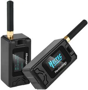 2 Pack ESP 32 Lo Ra V3 Development Board + 1100mAh Battery + Protect Case Set - with 915MHz Antenna and SX 1262 Lo Ra V3 Devices for Mesh Tastic Ar duino Lo Rawan IoT (N30 Version, Black)