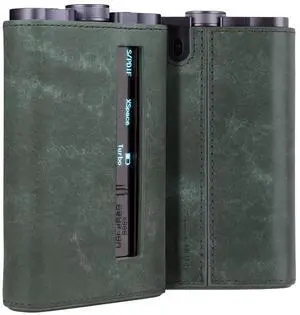 Miter Case for iFi Audio xDSD Gryphon Pro / Gryphon dac , Handmade Italy Pueblo Leather Case Cover for GryphonPro (Green)