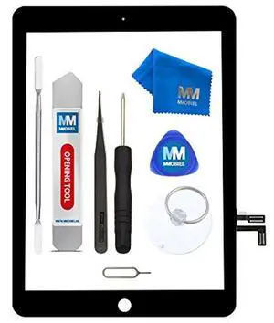 MMOBIEL Digitizer Display Glass Compatible with iPad 7 2019 / iPad 8 2020 10.2 Inch (Black) Touchscreen Replacement Part Including Tool Set