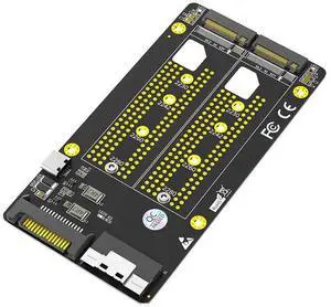 Dual 2X M.2 NVME SSD to Slimline SFF-8654 8X Adapter (PCIe Bifurcation Motherboard is Required)